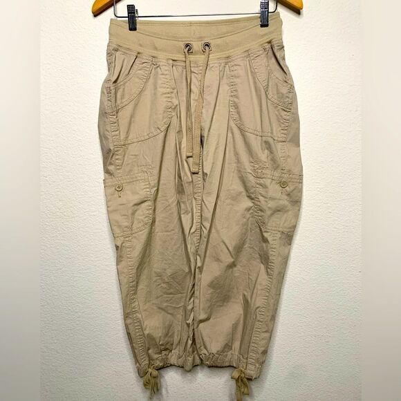 Khaki Maternity Pants  - Picture 1 of 7